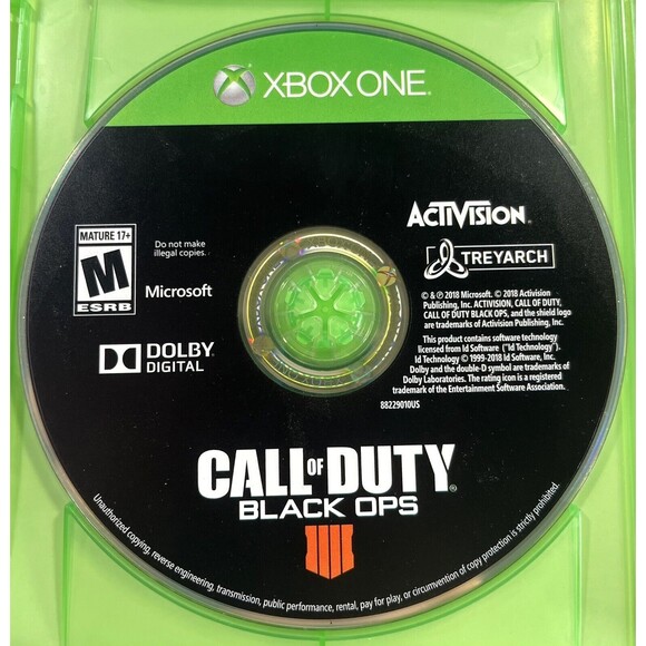 Call of Duty: Black Ops IIII Microsoft 2018 Xbox One Disc & Case Tested - Picture 5 of 8